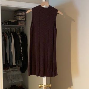 Style & Co Royal Purple Sweater Dress Sleeveless